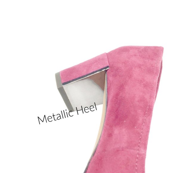 Donald Pliner Burgundy Shoes Kid Suede  6.5 Med - Picture 5 of 6